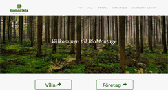 Desktop Screenshot of biomontage.se