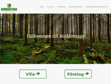 Tablet Screenshot of biomontage.se